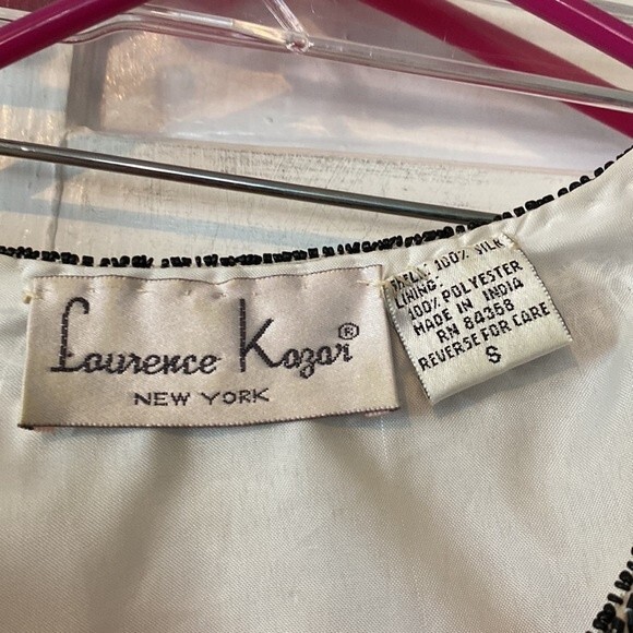 Vintage Laurence Kazar Women’s Silk Blazer Size S - Picture 6 of 9